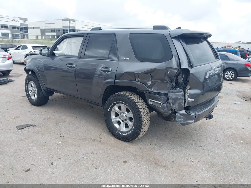 Vin: jtezu5jr7k5201904, lot: 45741299, toyota 4runner sr5 20193