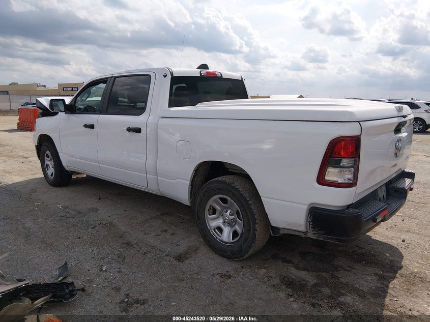 Vin: 1c6srfnt5pn530926, lot: 45741312, ram 1500 tradesman  4x4 6'4 box 20233