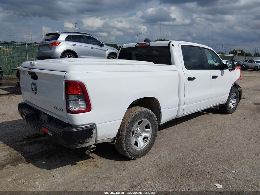 Vin: 1c6srfnt5pn530926, lot: 45741312, ram 1500 tradesman  4x4 6'4 box 20234