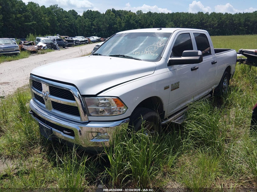Vin: 3c6ur4cj9hg611727, lot: 45741369, ram 2500 tradesman  4x2 6'4 box 20172