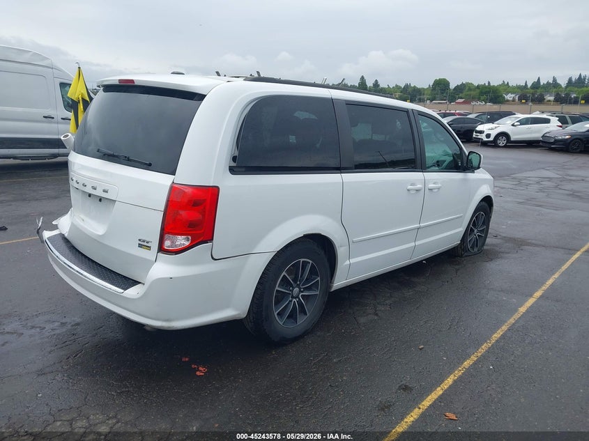 Vin: 2c4rdgeg9hr737189, lot: 45741381, dodge grand caravan gt 20174