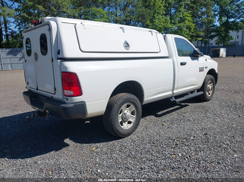 Vin: 3c6lr5at6hg779301, lot: 45741467, ram 2500 tradesman  4x4 8' box 20174