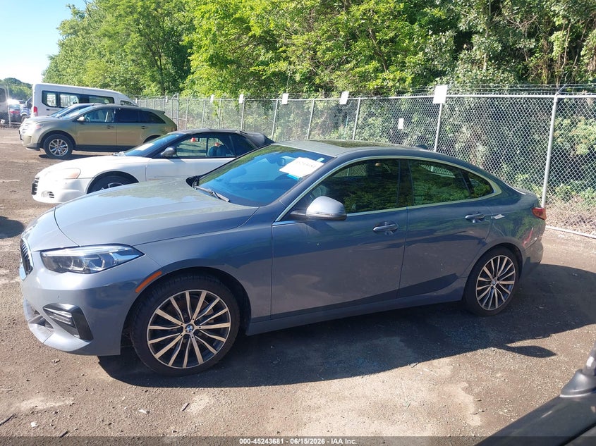 2022 BMW 228 Gran Coupe I Sdrive VIN: WBA53AK08N7L08321 Lot: 45243681