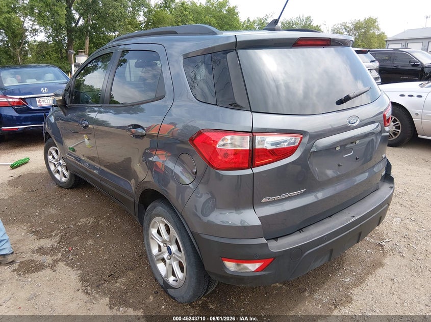Vin: maj3s2gexkc301984, lot: 45741513, ford ecosport se 20193
