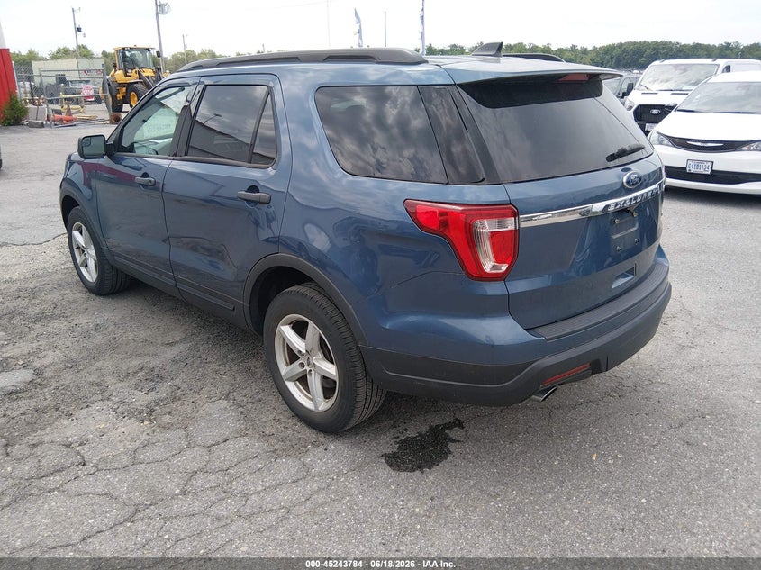 Vin: 1fm5k8bh5jgc45317, lot: 45741587, ford explorer 20183