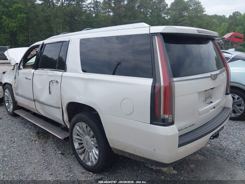 Vin: 1gys4kkj6jr307372, lot: 45741600, cadillac escalade esv platinum 20183