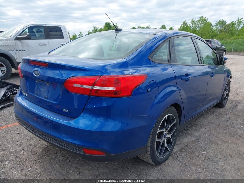 Vin: 1fadp3h24jl242560, lot: 45741635, ford focus sel 20184