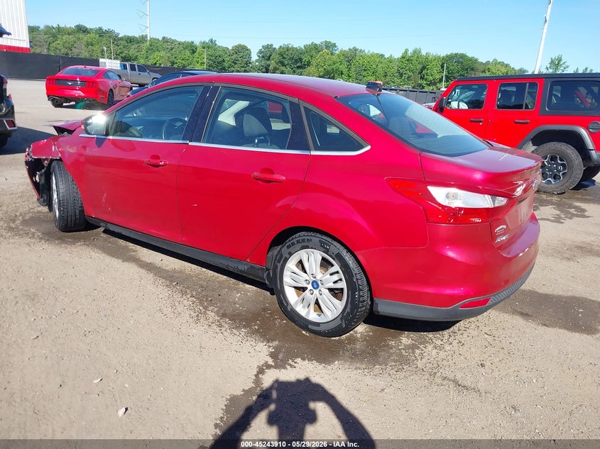 Vin: 1fahp3h25cl169221, lot: 45741713, ford focus sel 20123