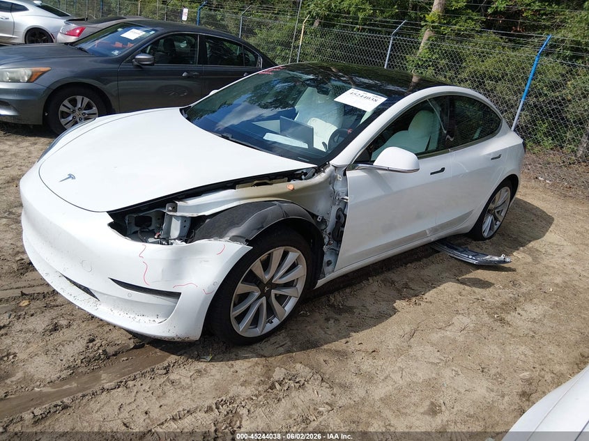 Vin: 5yj3e1eb4kf469949, lot: 45741841, tesla model 3 long range/performance 20192