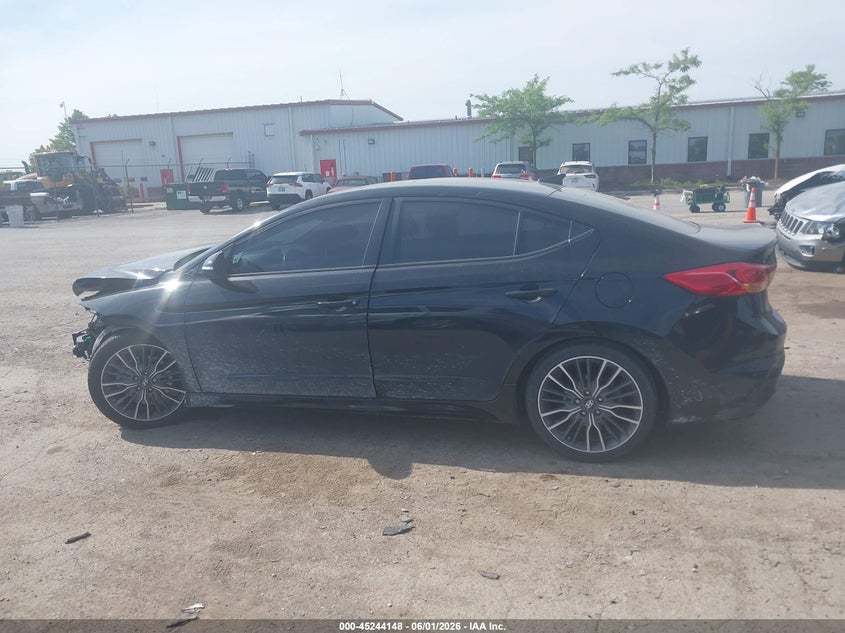VIN KMHD04LB5JU519038 2018 HYUNDAI ELANTRA SPORT
