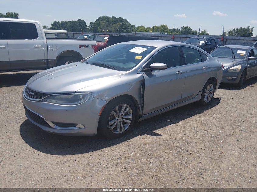 Vin: 1c3cccab5fn591688, lot: 45742054, chrysler 200 limited 20152