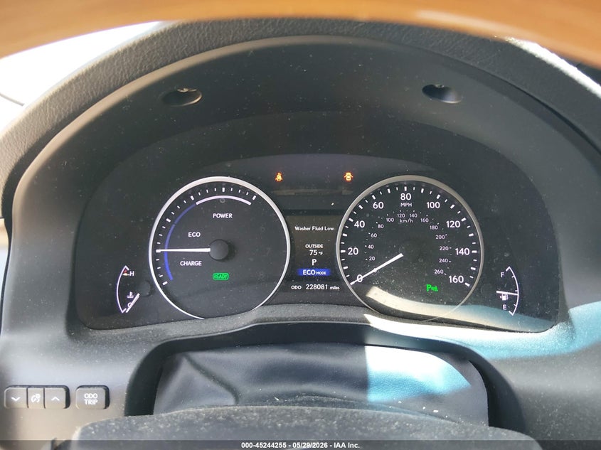 LEXUS ES 300H 2014 VIN JTHBW1GG0E2045997