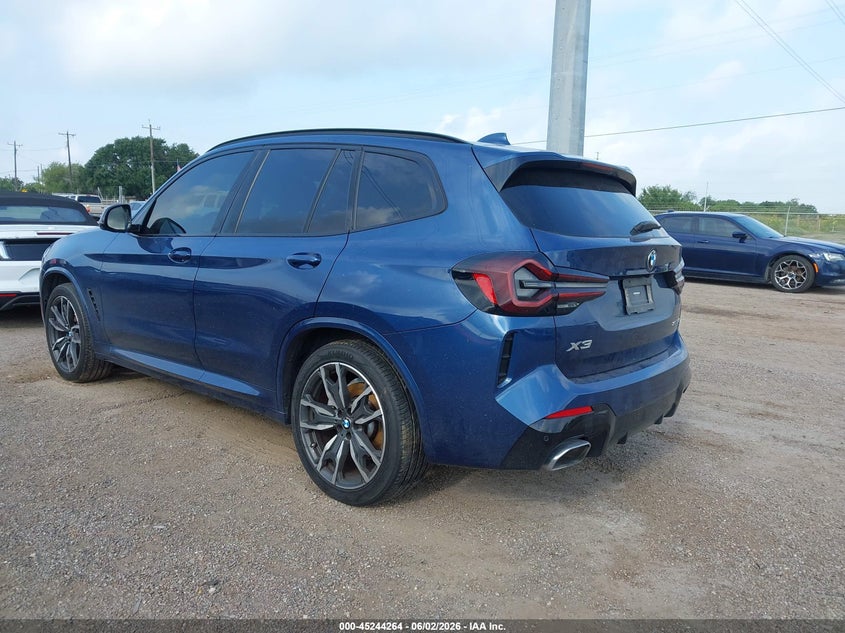 Vin: 5ux43dp08n9k59472, lot: 45742067, bmw x3 sdrive30i 20223