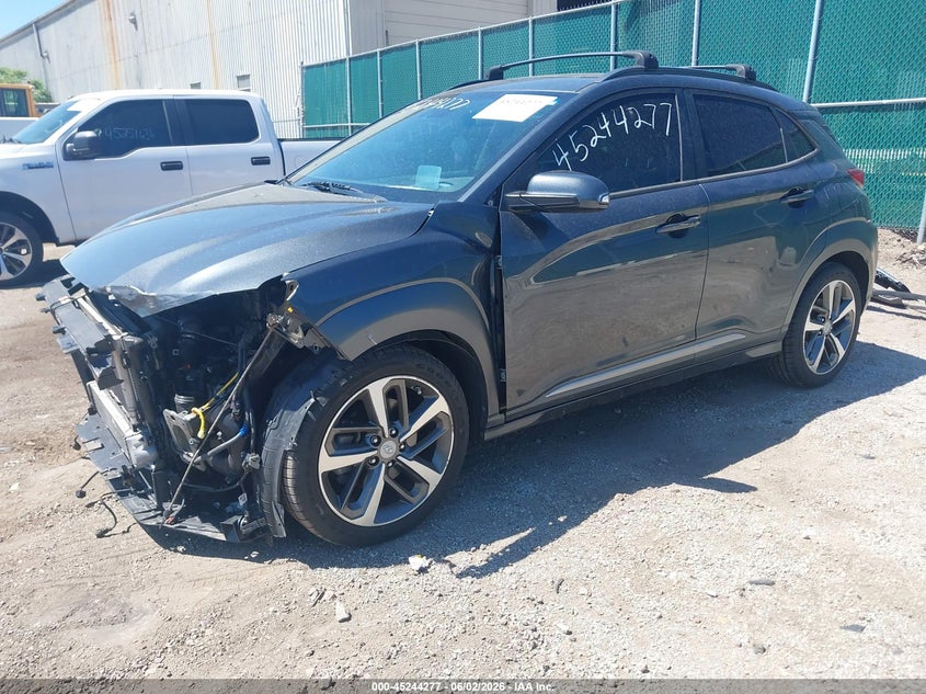 Vin: km8k5ca53mu740318, lot: 45742080, hyundai kona ultimate 20212