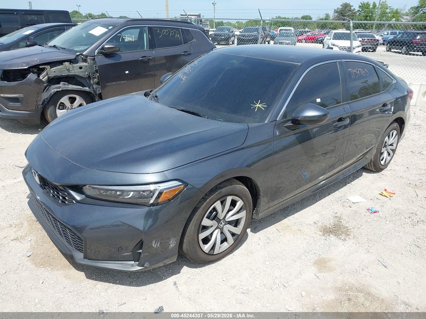 VIN 2HGFE2F22TH579056 2026 HONDA CIVIC LX