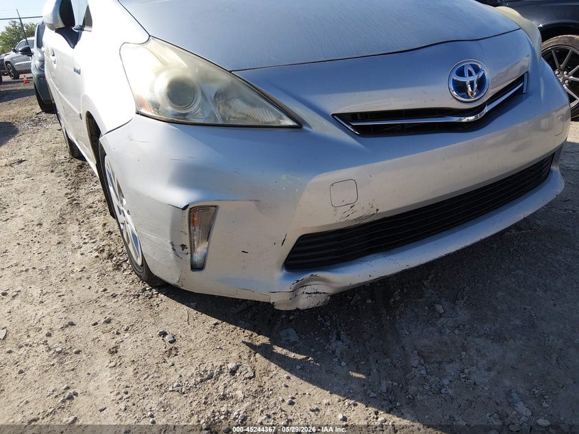 2012 Toyota Prius v 1.8 Prius V Two silver Lot 111045244367 Vin JTDZN3EU5C3064771