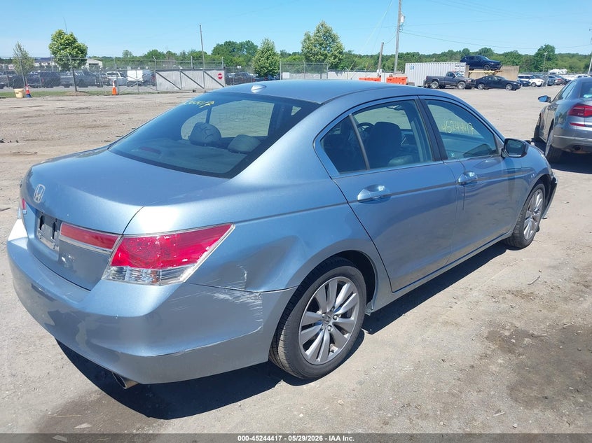 2012 Honda Accord 2.4 2.4 Ex-L blue Lot 111045244417 Vin 1HGCP2F83CA006621