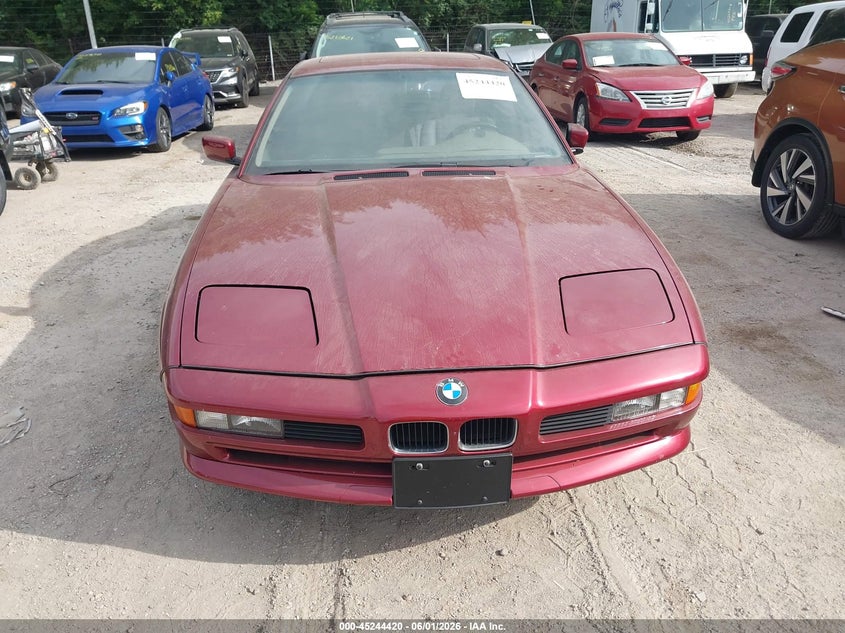 1991 BMW 850 I Automatic VIN: WBAEG2311MCB73015 Lot: 45244420