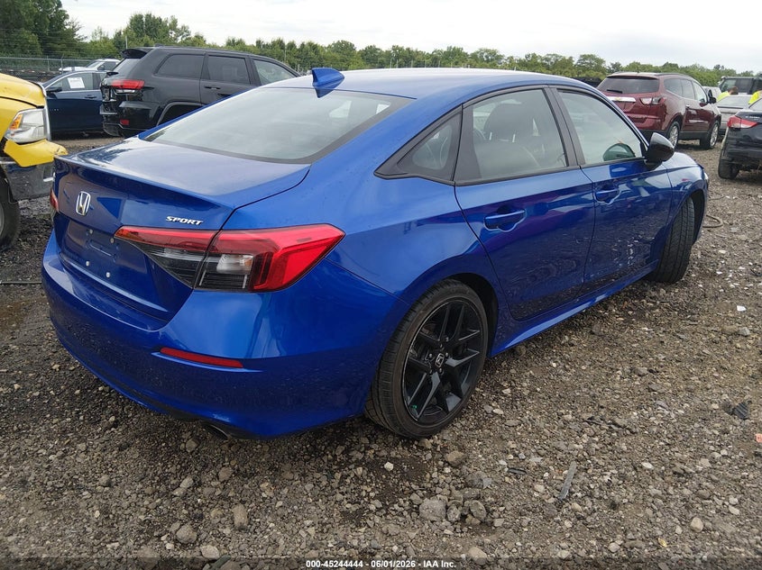 VIN 2HGFE2F56NH548745 2022 HONDA CIVIC SPORT