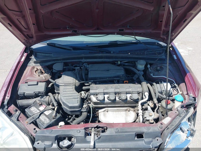 2003 Honda Civic Ex VIN: 2HGES267X3H555569 Lot: 45244448
