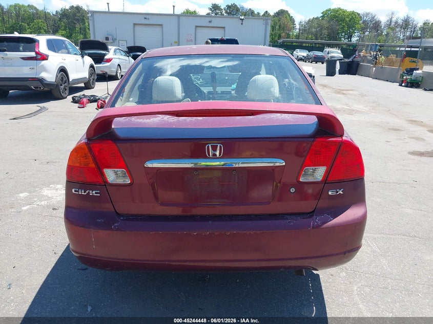 2003 Honda Civic Ex VIN: 2HGES267X3H555569 Lot: 45244448