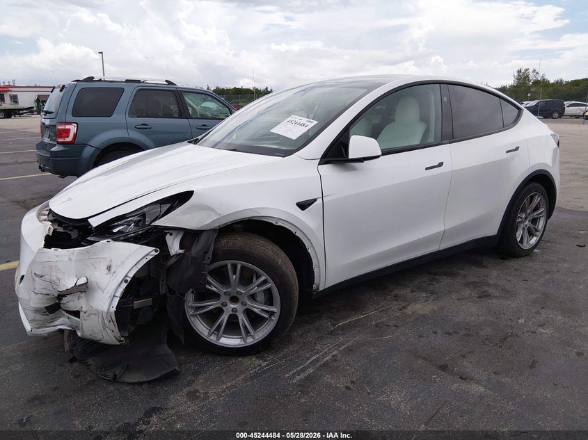 Vin: 7saygdedxpf922789, lot: 45742287, tesla model y rwd 20232