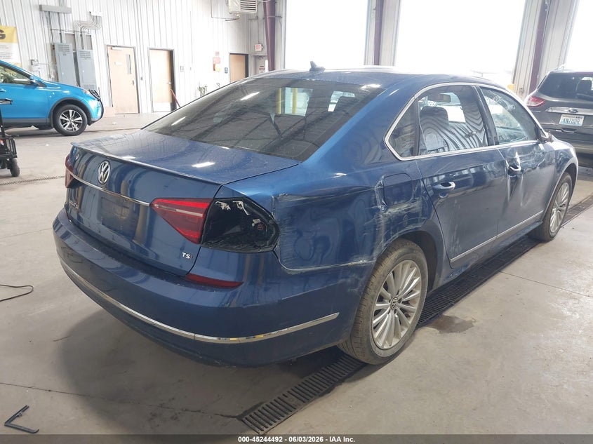Vin: 1vwbt7a34hc002696, lot: 45742295, volkswagen passat 1.8t se 20174
