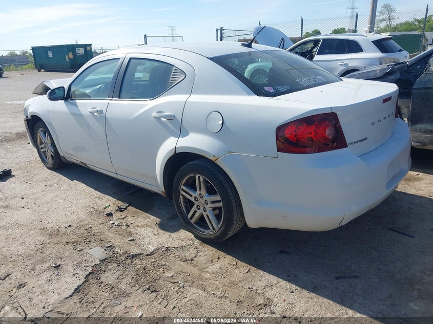 Vin: 1c3cdzcb6cn313746, lot: 45742310, dodge avenger sxt 20123