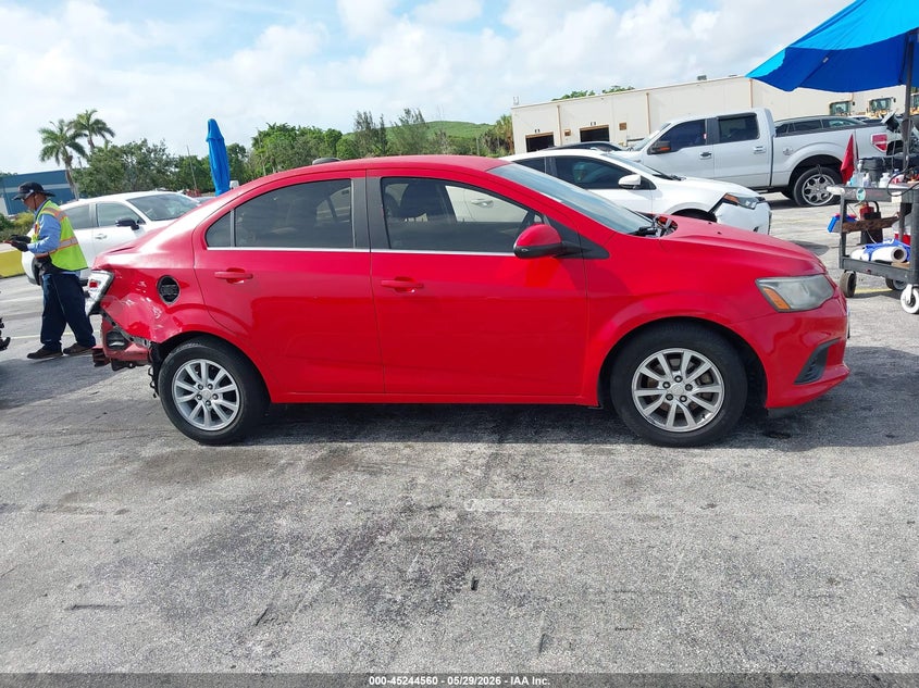 2017 Chevrolet Sonic Lt Auto VIN: 1G1JD5SH1H4101747 Lot: 45244560
