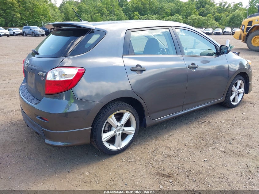 Vin: 2t1ke4ee3ac037606, lot: 45742367, toyota matrix s 20104