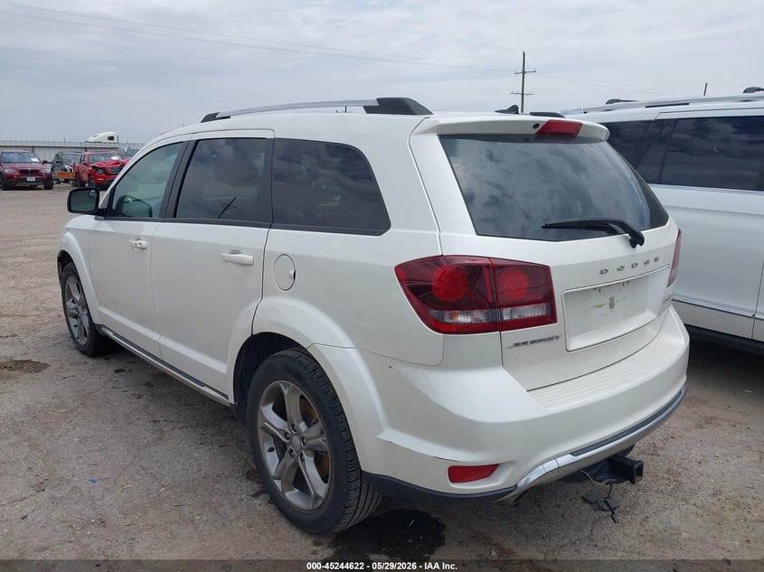 Vin: 3c4pdcgg2gt166668, lot: 45742425, dodge journey crossroad plus 20163