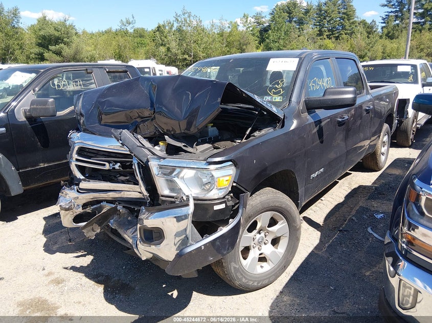 Vin: 1c6rrfmg5mn624173, lot: 45742475, ram 1500 big horn  4x4 6'4 box 20212