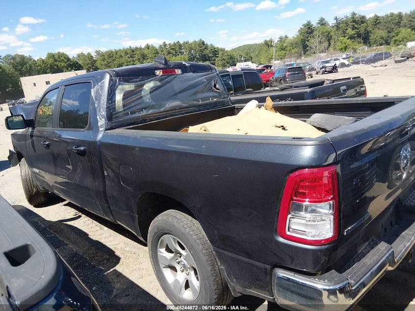 Vin: 1c6rrfmg5mn624173, lot: 45742475, ram 1500 big horn  4x4 6'4 box 20213