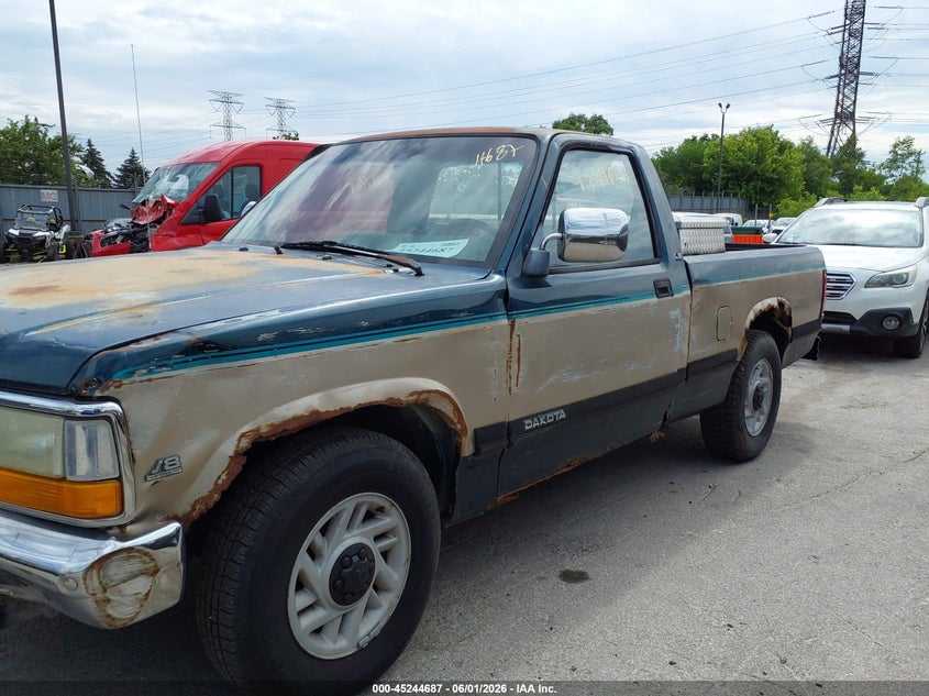 1993 Dodge Dakota VIN: 1B7FL26YXPS131591 Lot: 45244687