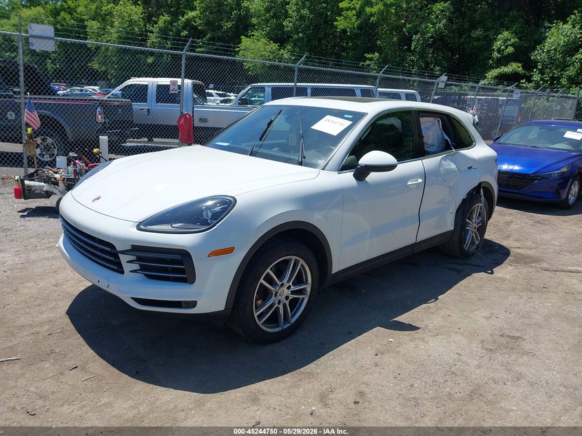 Vin: wp1aa2ayxlda00035, lot: 45742552, porsche cayenne 20202