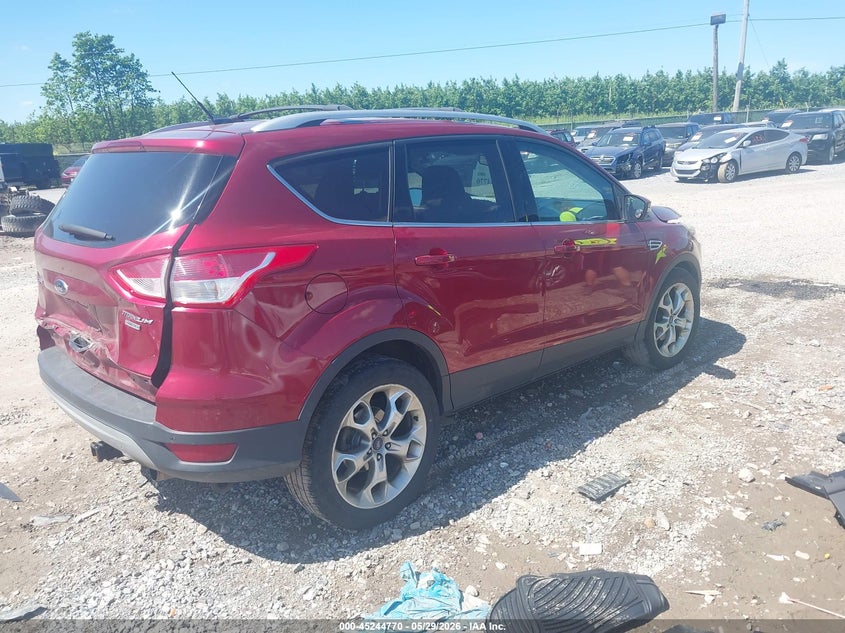 Vin: 1fmcu9j94dua70064, lot: 45742573, ford escape titanium 20134