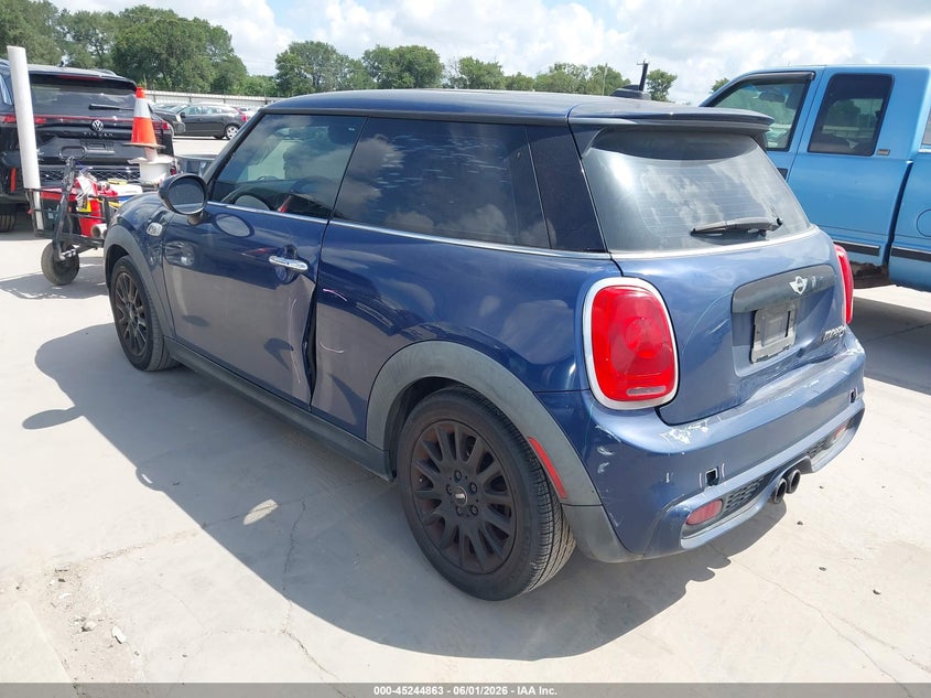 Vin: wmwxp7c57f2a59666, lot: 45742666, mini hardtop cooper s 20153