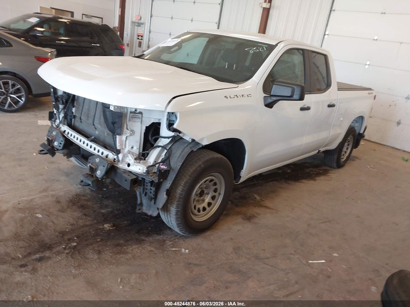 Vin: 1gcryaeh1kz218581, lot: 45742679, chevrolet silverado 1500 work truck 20192
