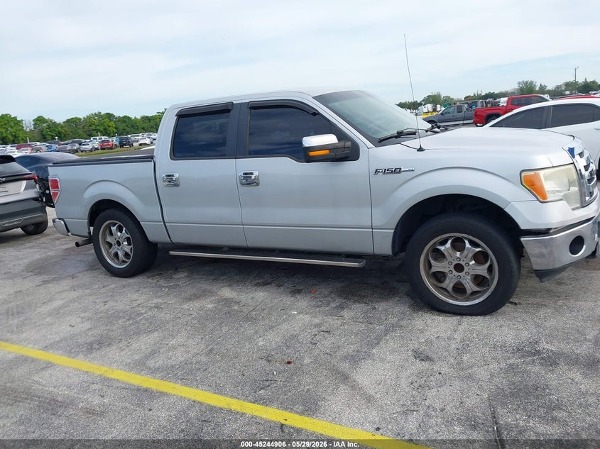 2012 Ford F-150 3.7 Xlt silver Lot 111045244906 Vin 1FTEW1CM1CKD42641