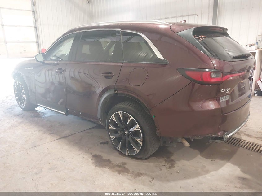 Vin: jm3kkdha4r1151364, lot: 45742760, mazda cx-90 phev premium 20243