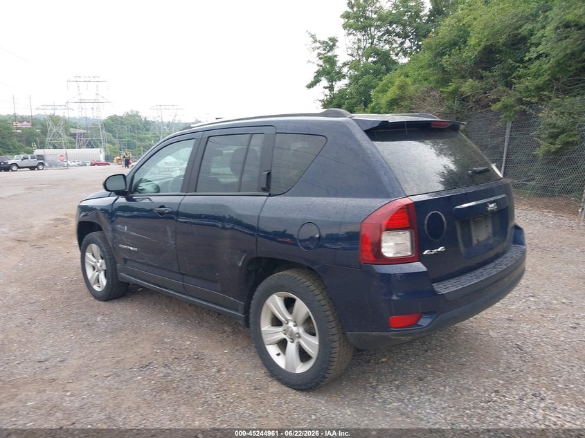 Vin: 1c4njdbb0ed670821, lot: 45742764, jeep compass sport 20143