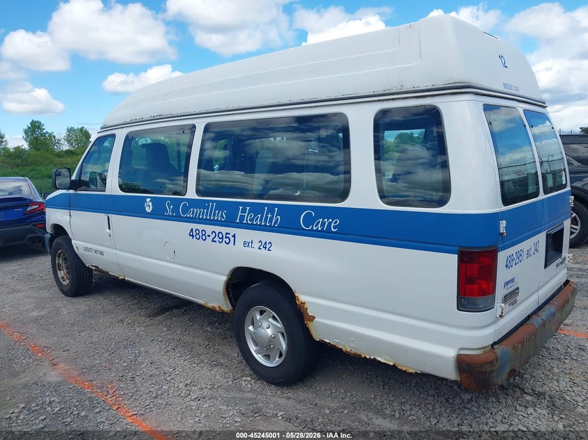 Vin: 1ftns2ew4bdb29573, lot: 45742803, ford e-250 commercial 20113