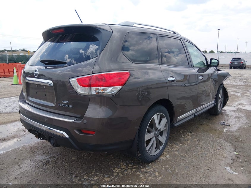 Vin: 5n1ar2mm1gc605653, lot: 45742821, nissan pathfinder platinum 20164