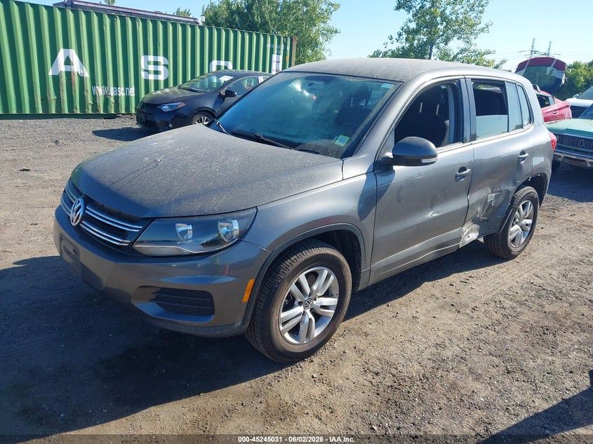 Vin: wvgav3ax7ew600288, lot: 45742834, volkswagen tiguan s 20142
