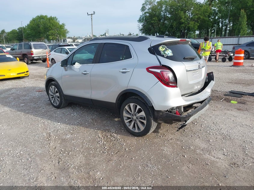 Vin: kl4cjasb0kb742088, lot: 45742861, buick encore fwd preferred 20193