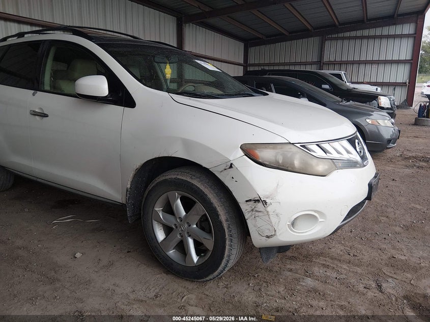 2009 Nissan Murano Sl VIN: JN8AZ18W59W127723 Lot: 45245067
