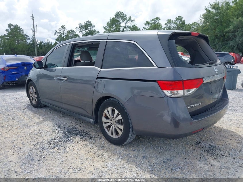 Vin: 5fnrl5h47eb015400, lot: 45742880, honda odyssey ex 20143