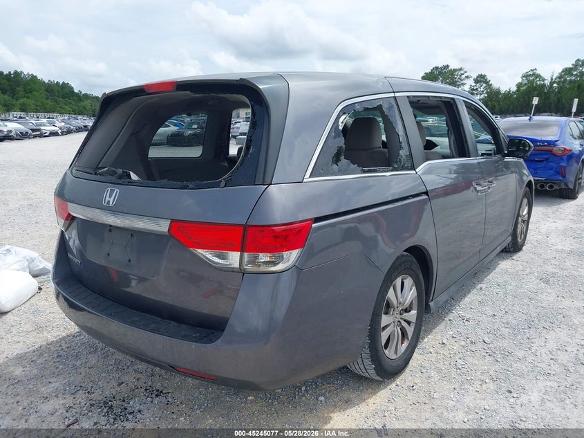 Vin: 5fnrl5h47eb015400, lot: 45742880, honda odyssey ex 20144