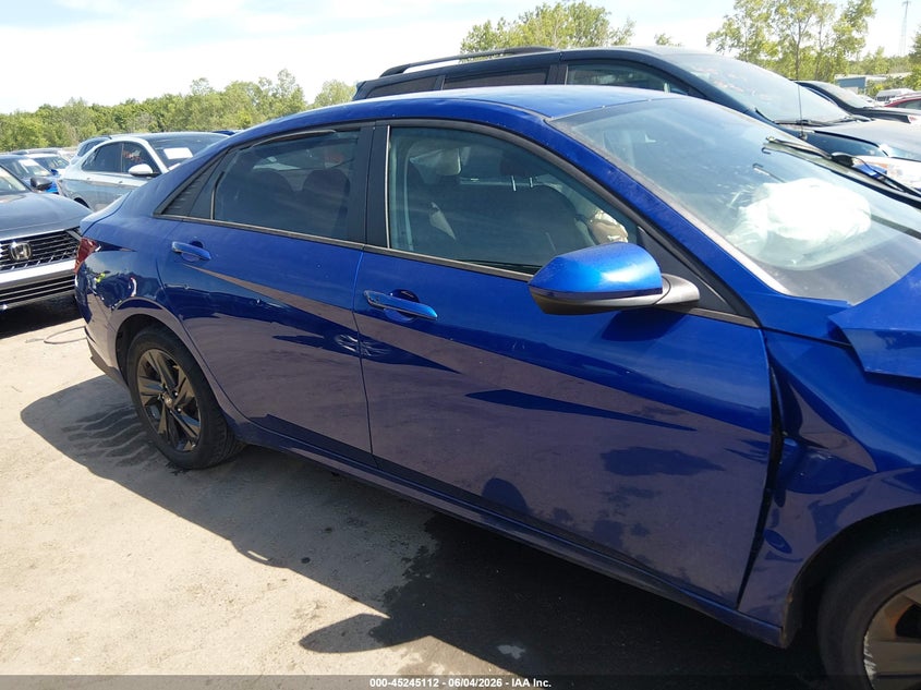 2021 Hyundai Elantra Sel VIN: 5NPLS4AG0MH020056 Lot: 45245112