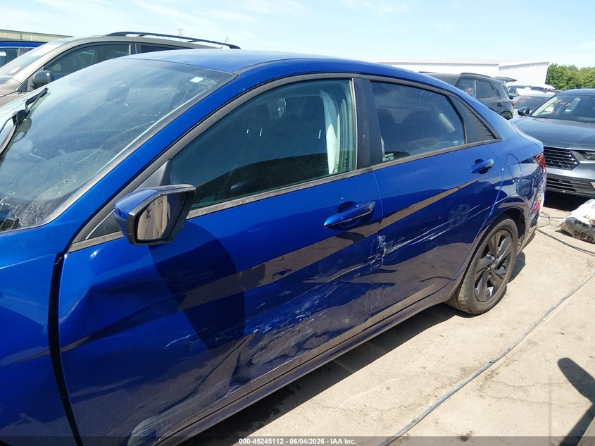 2021 Hyundai Elantra Sel VIN: 5NPLS4AG0MH020056 Lot: 45245112